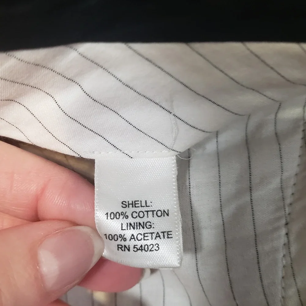 Banana Republic Dress Pants Mens 34/32 Tan Khaki Cotton Chino Straight Leg